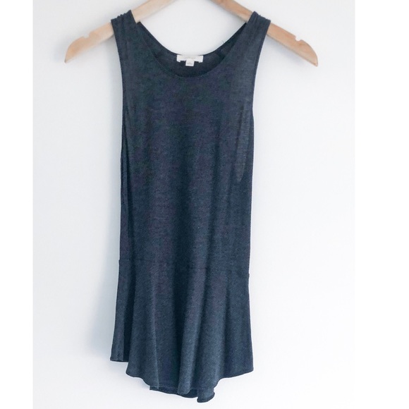 Aritzia Wilfred Concorde Peplum Crop Tank Top - Picture 4 of 6